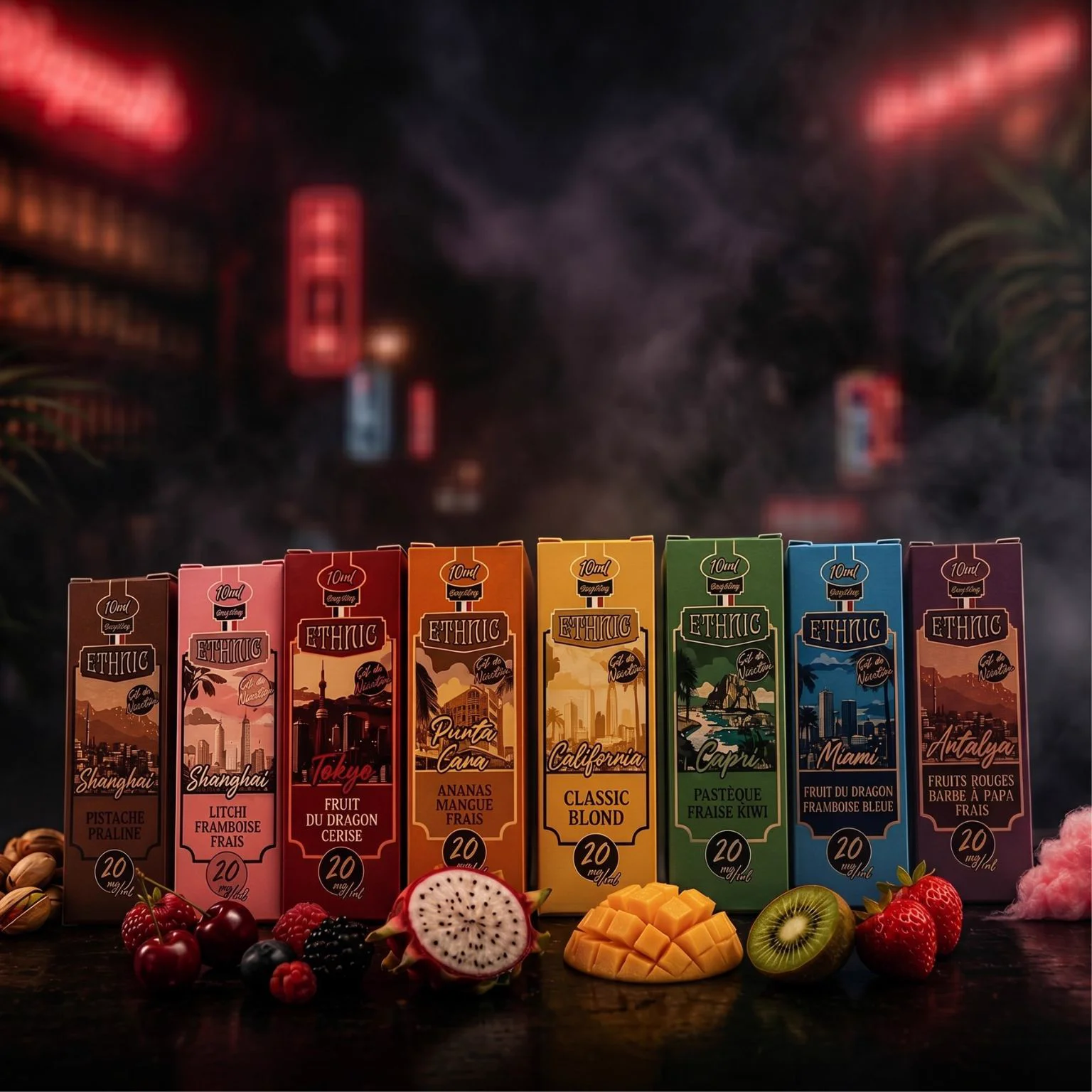 E-liquides ETHNIC fabriqués en France